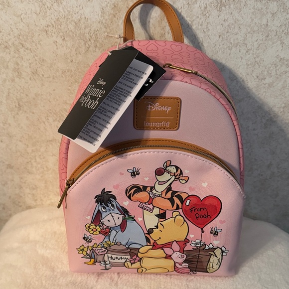 Loungefly Handbags - Loungefly Disney Pink Backpack
